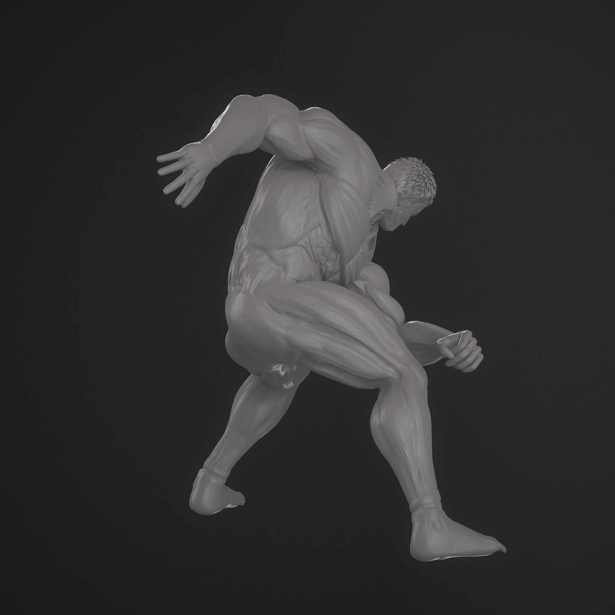 Armored titan reiner braun from attack on titan 3D print model_14