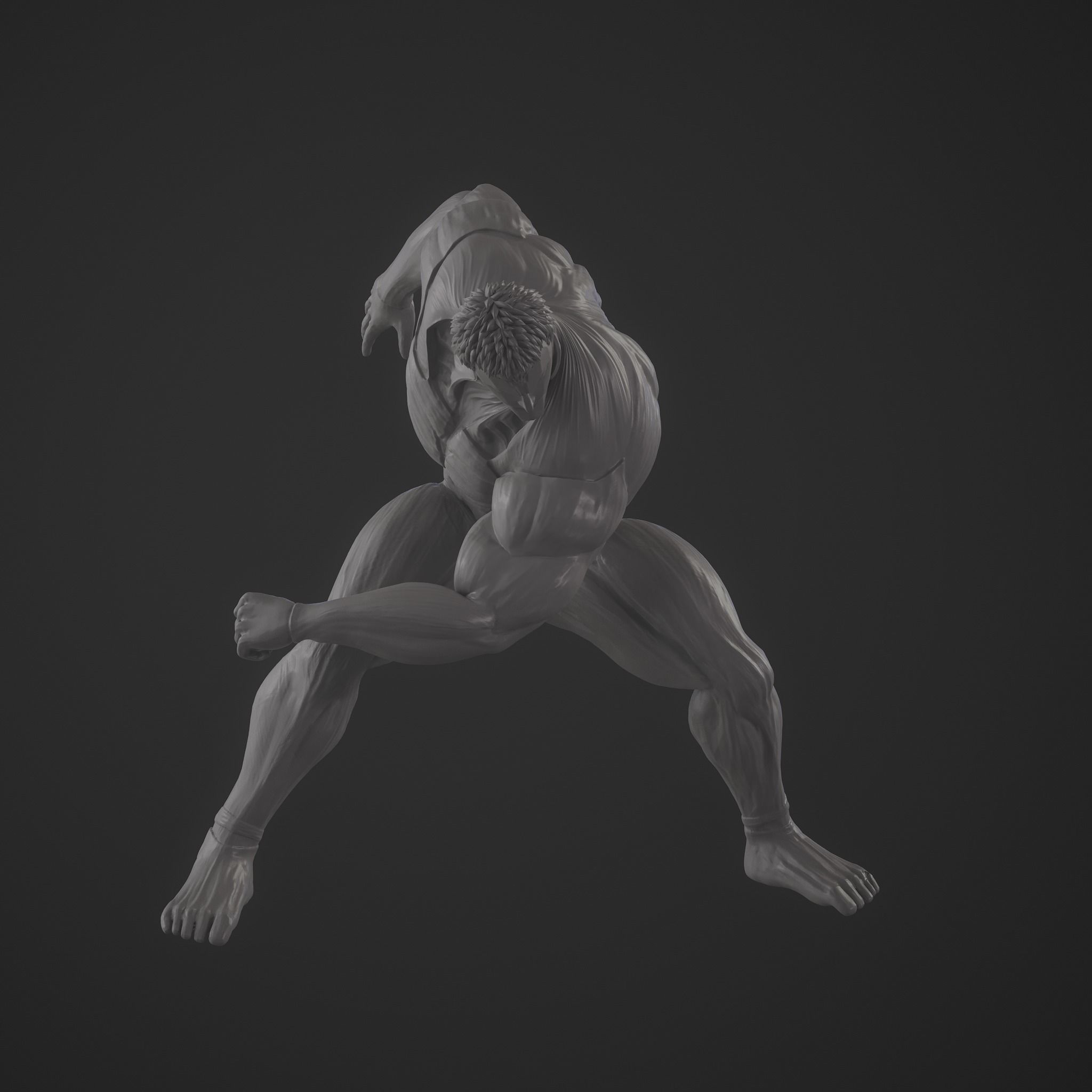 Armored titan reiner braun from attack on titan 3D print model_3