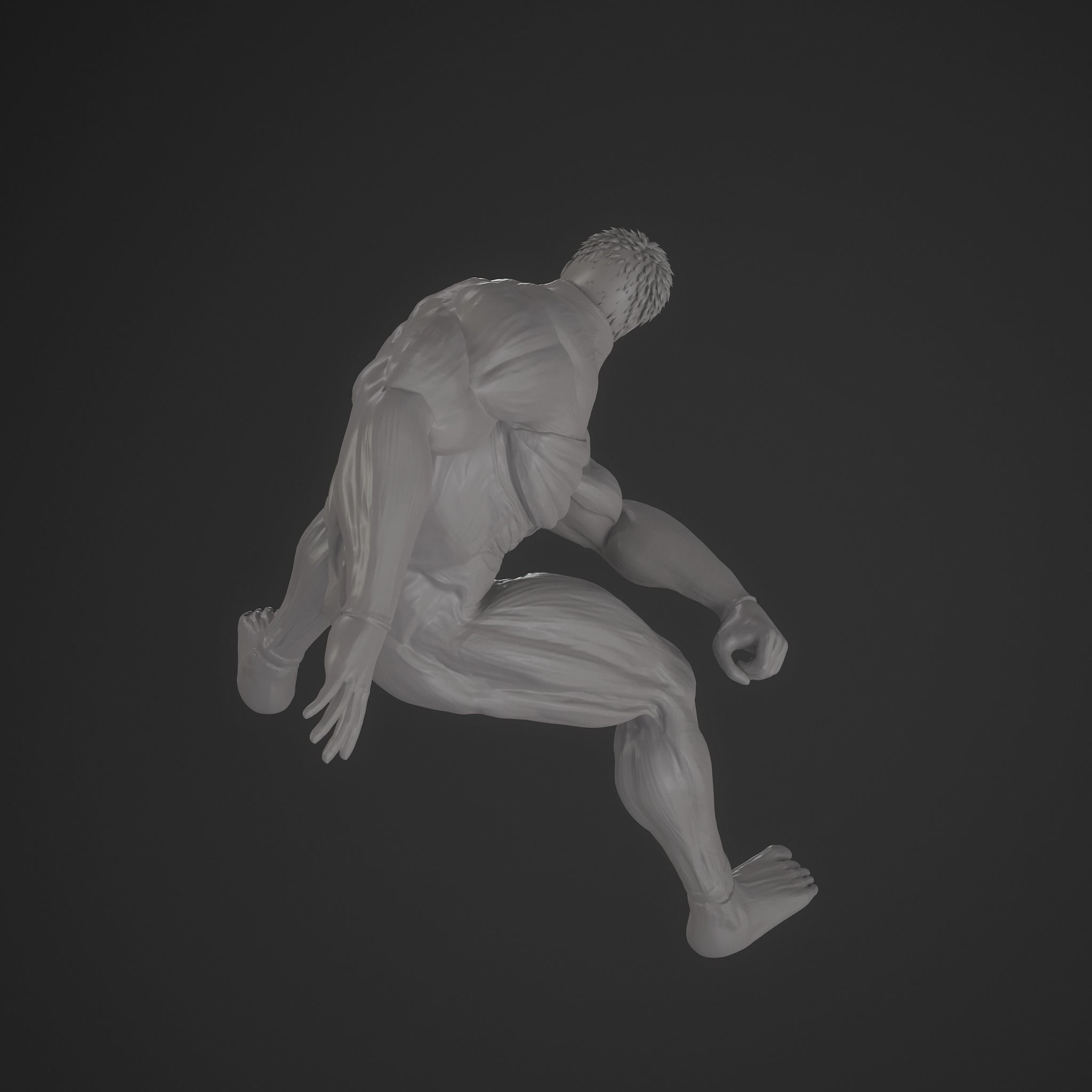 Armored titan reiner braun from attack on titan 3D print model_15