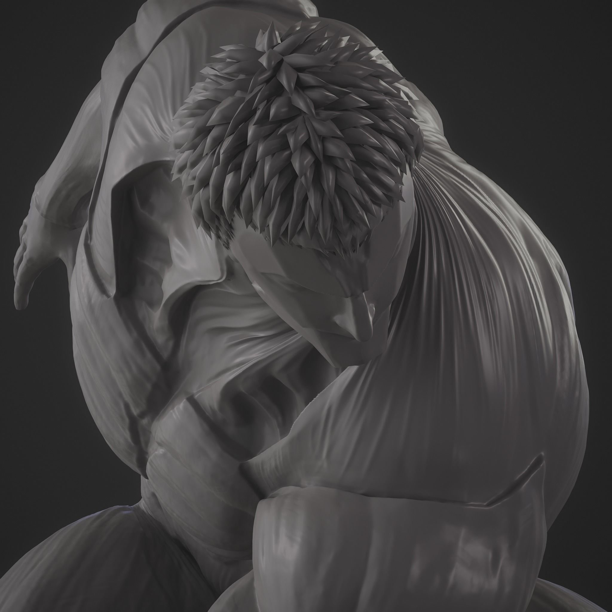 Armored titan reiner braun from attack on titan 3D print model_7