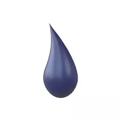 Water Drops v5 002 Low-poly 3D model