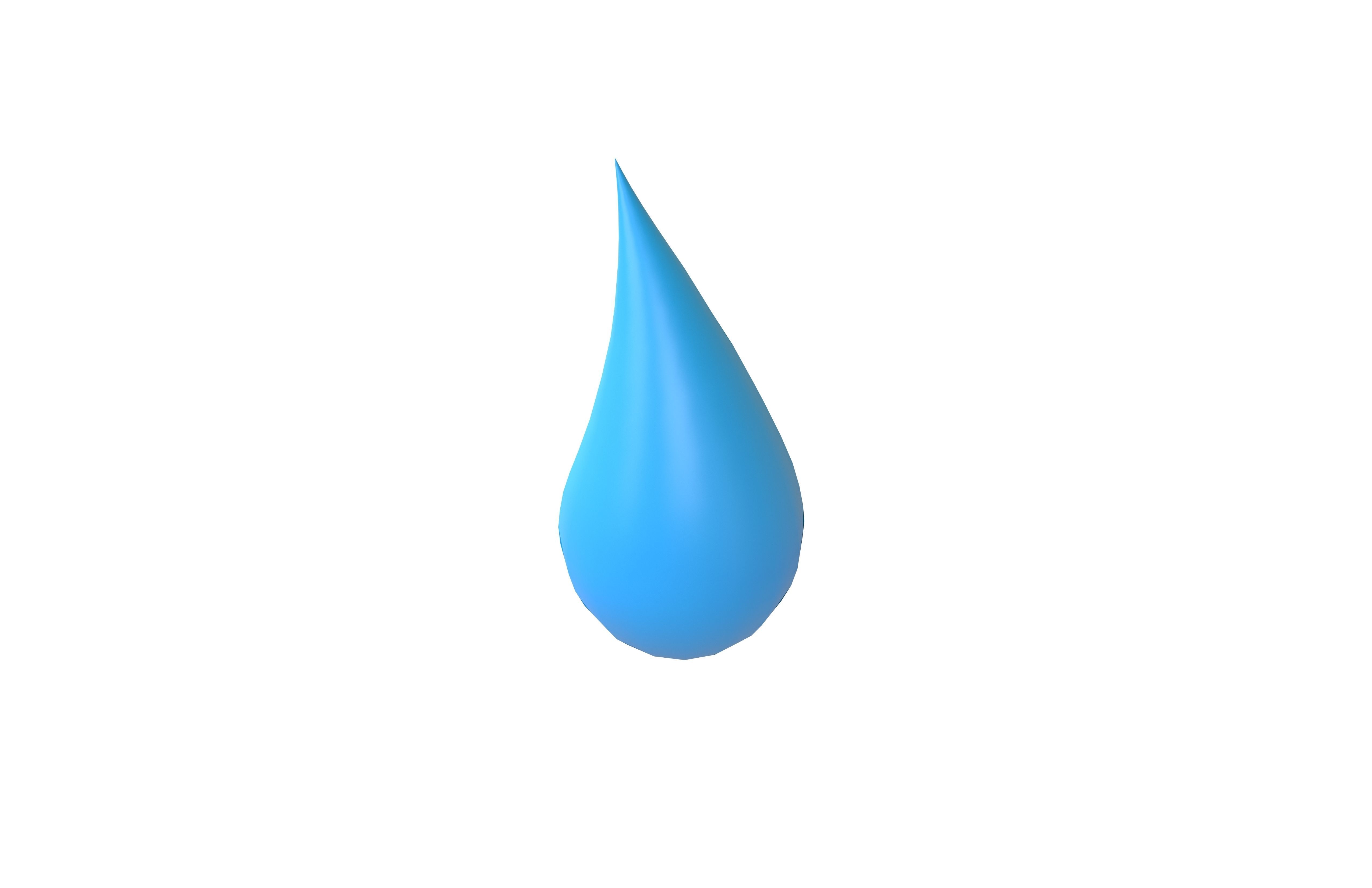Water Drops v5 003 Low-poly 3D model_2