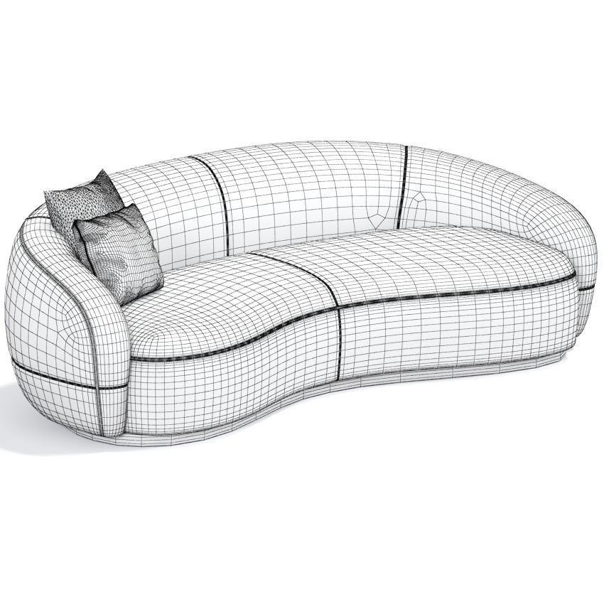 Siena Sofa 3D model_2