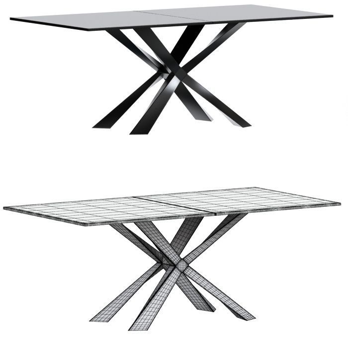 Stella Dining Chairs Table 3D model_3