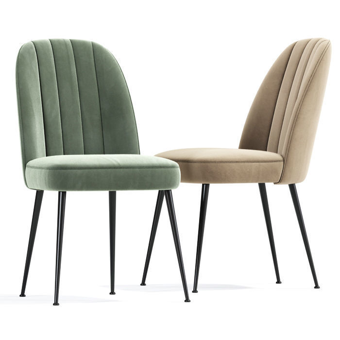 Stella Dining Chairs Table 3D model_2