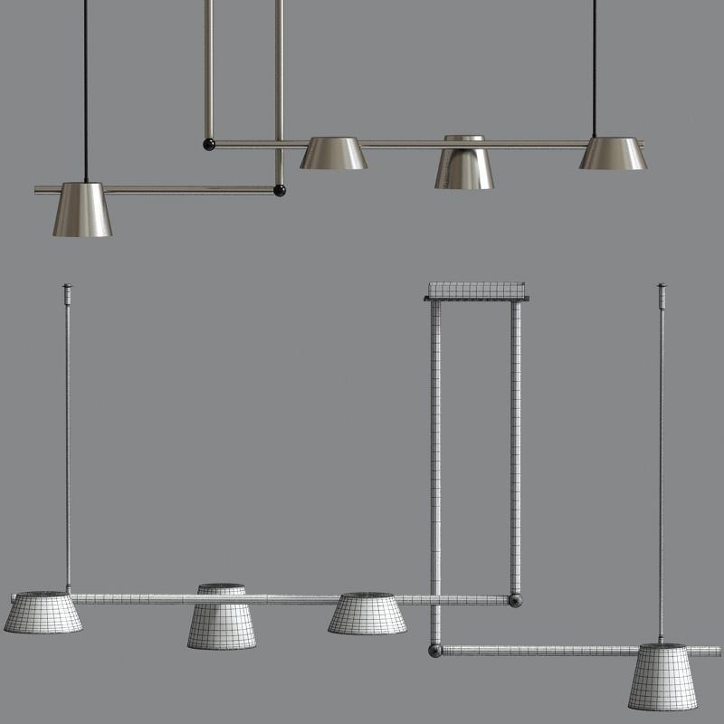 Linear luminaires With Led  Collection 3D model_2