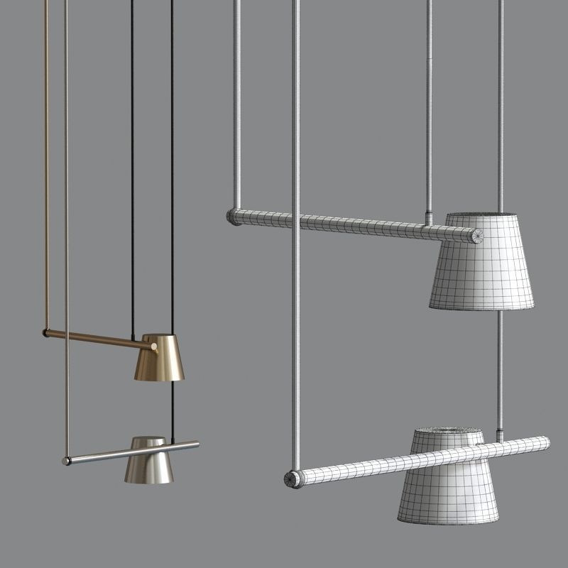 Linear luminaires With Led  Collection 3D model_1