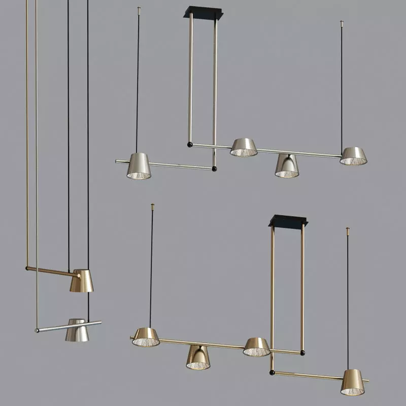 Linear luminaires With Led  Collection 3D model_0