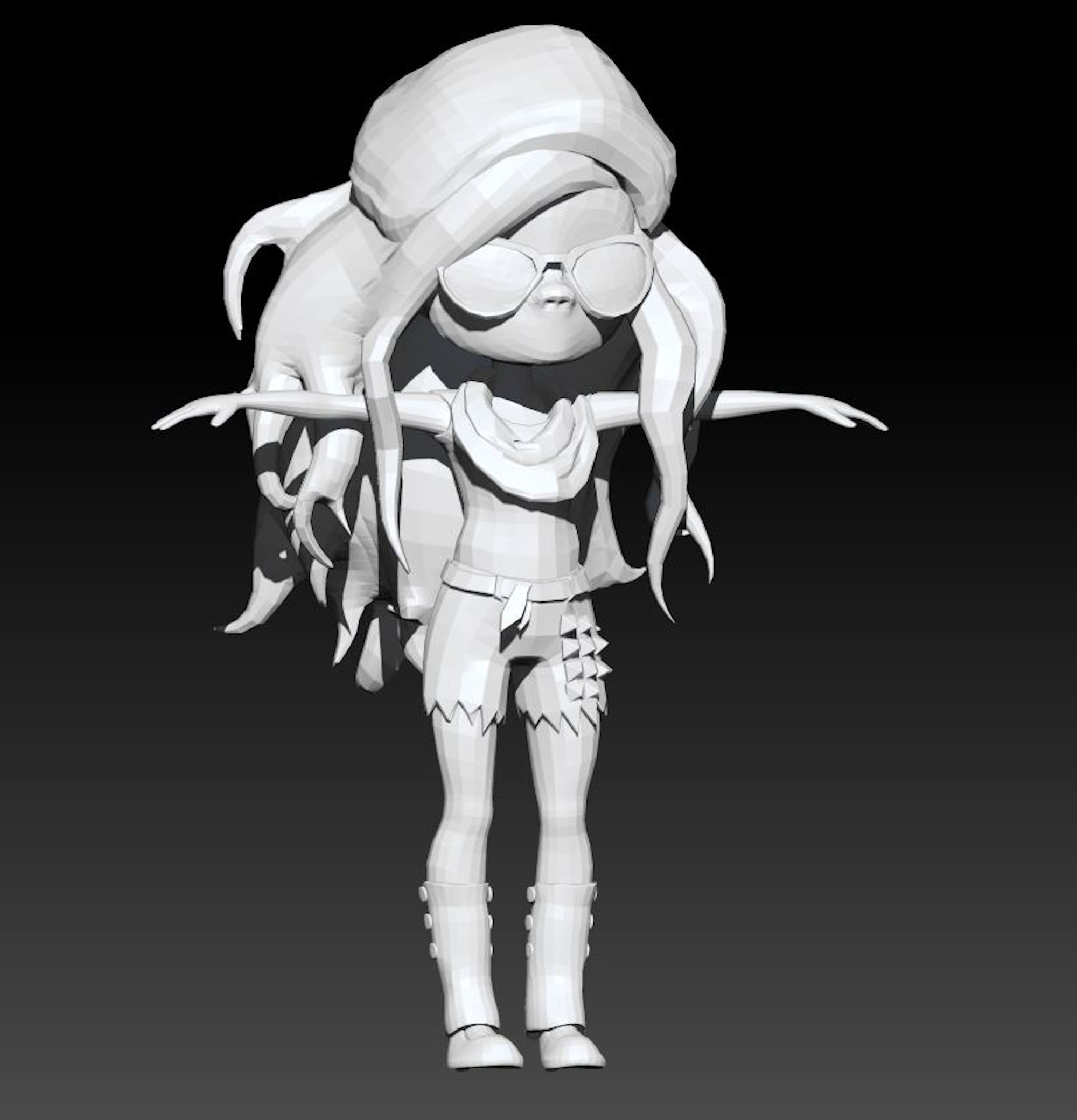 Izzy Base Mesh Model 3D model_1