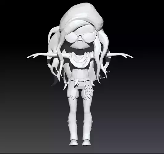Izzy Base Mesh Model