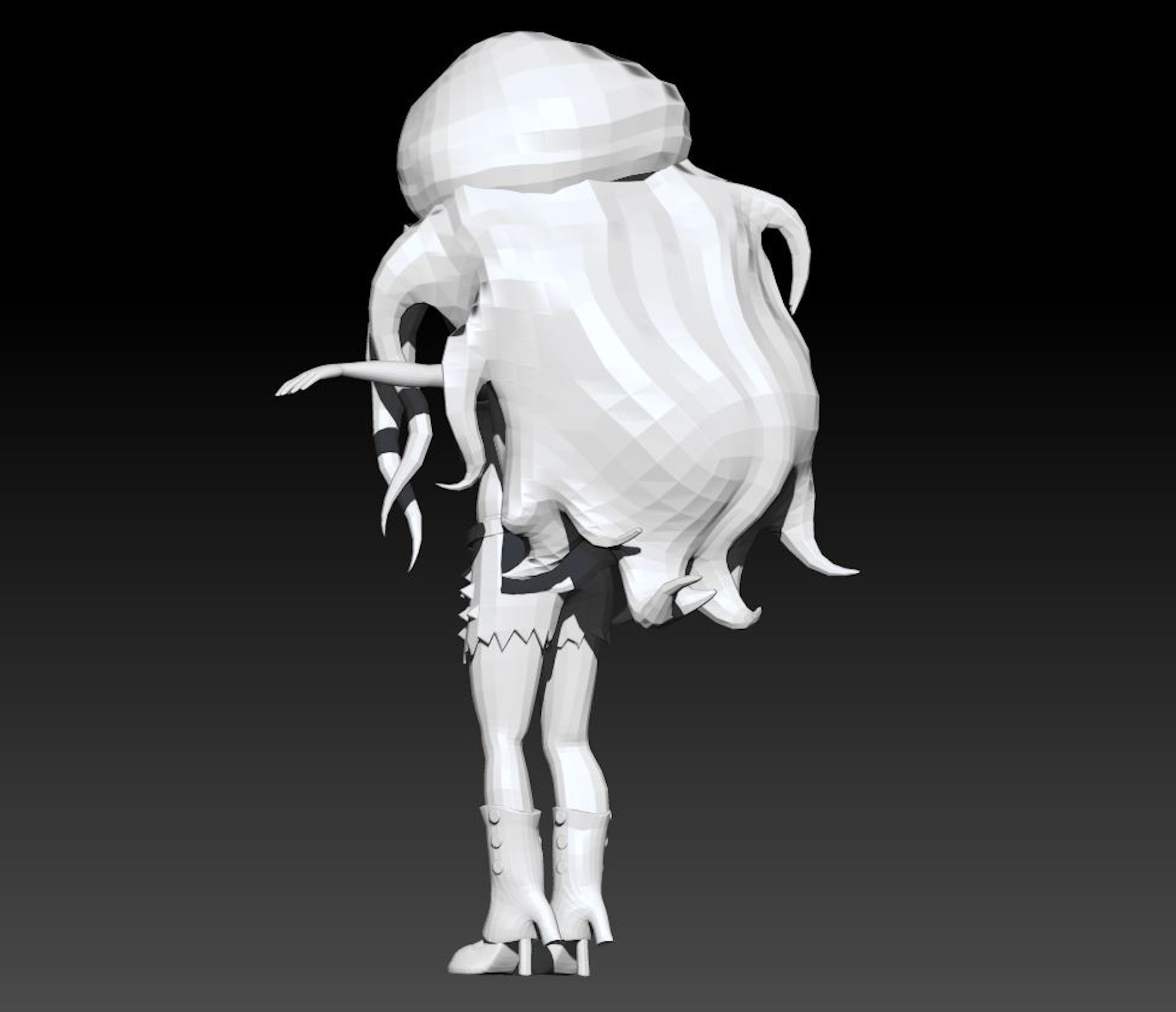 Izzy Base Mesh Model 3D model_4