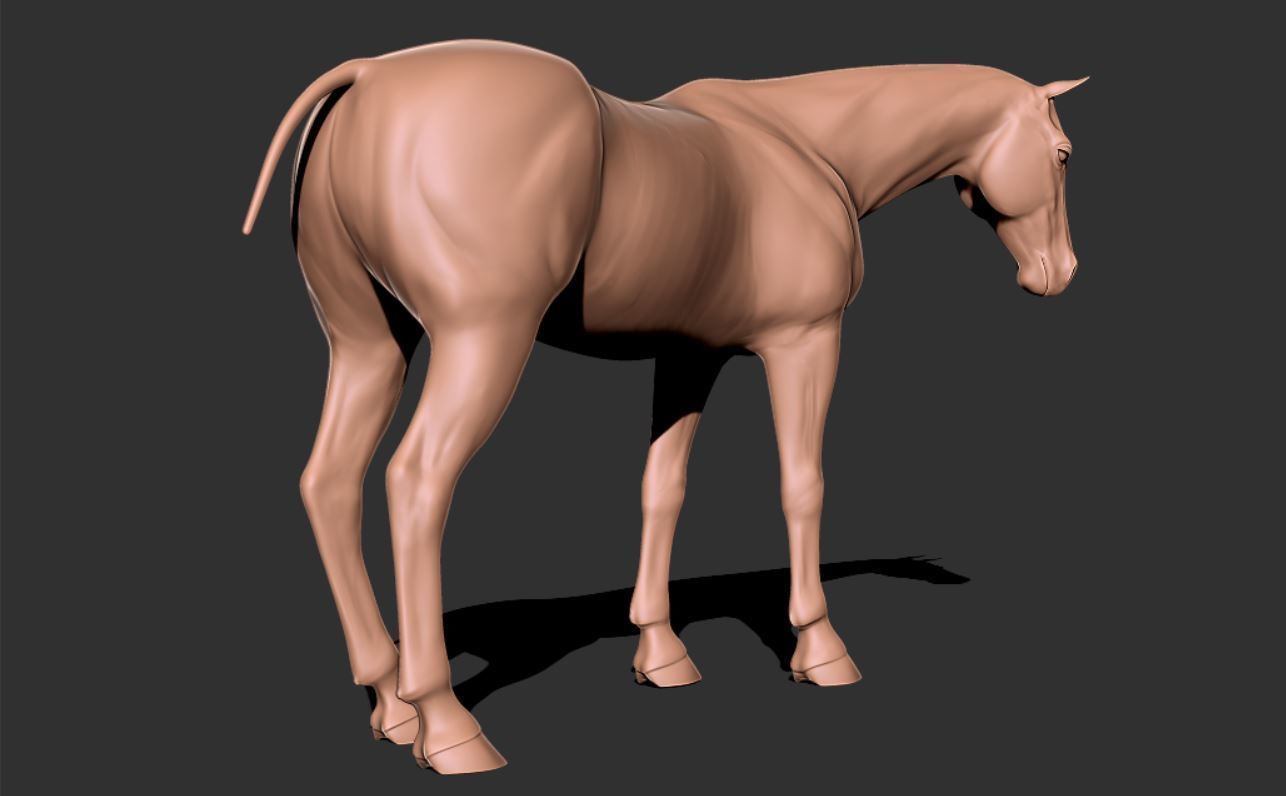 Horse 006 3D print model_2