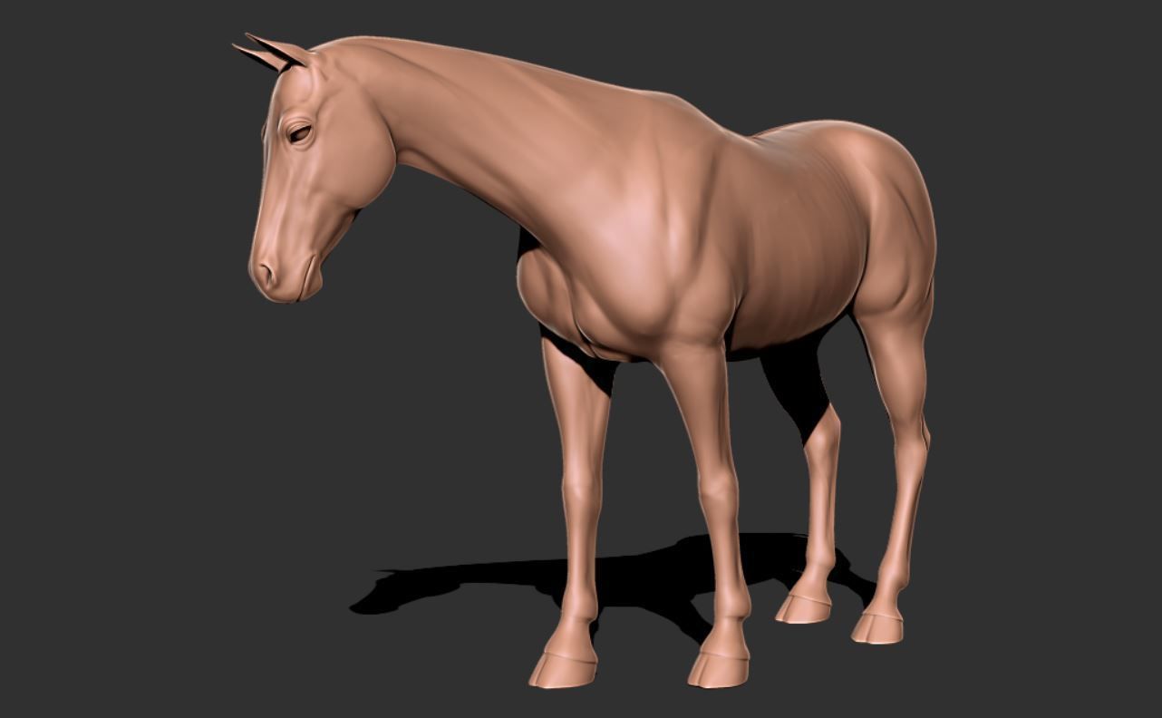 Horse 006 3D print model_5