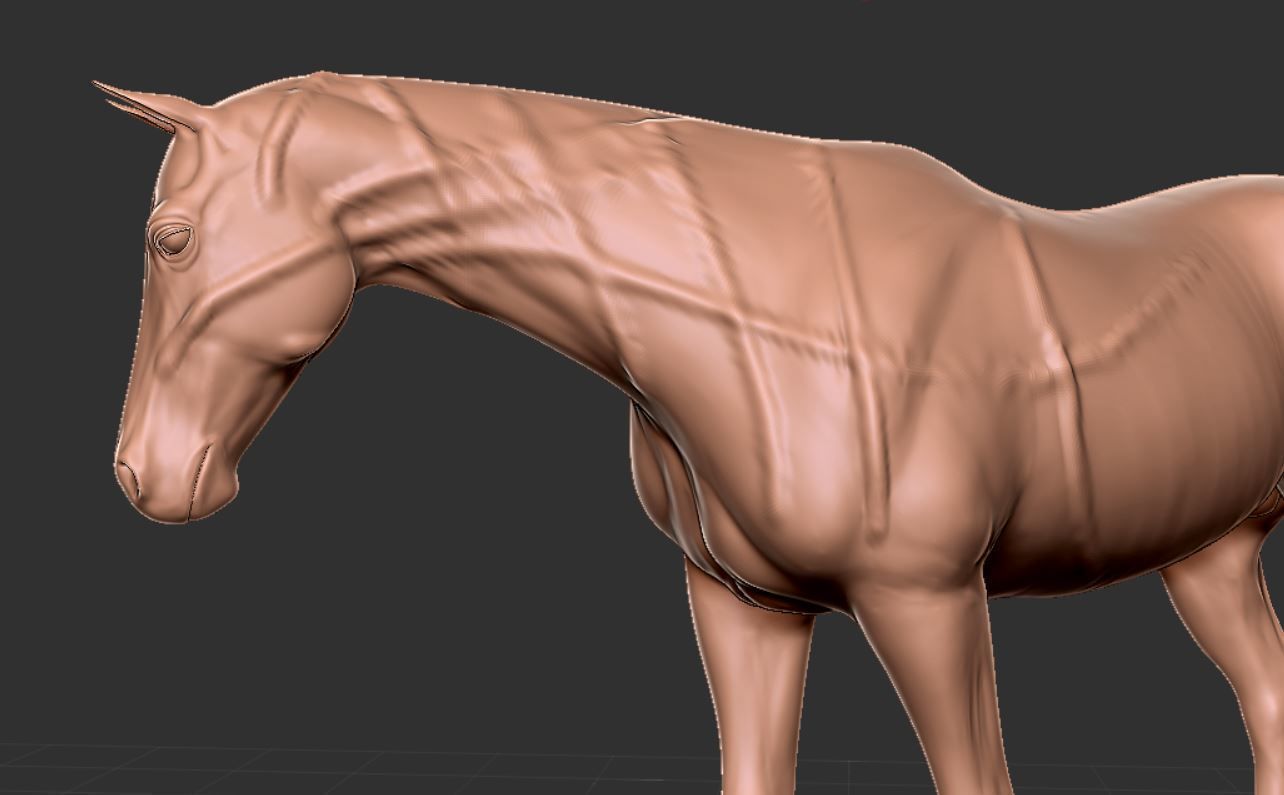 Horse 006 3D print model_9