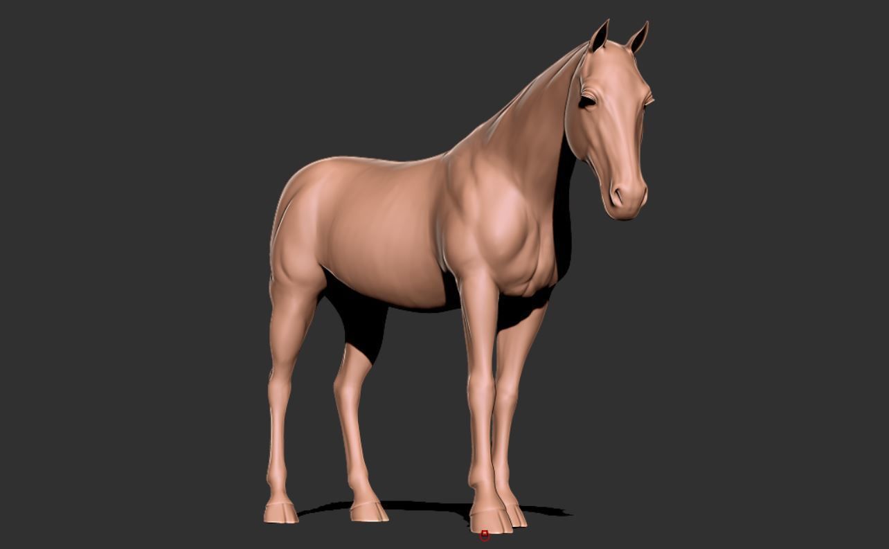 Horse 006 3D print model_1