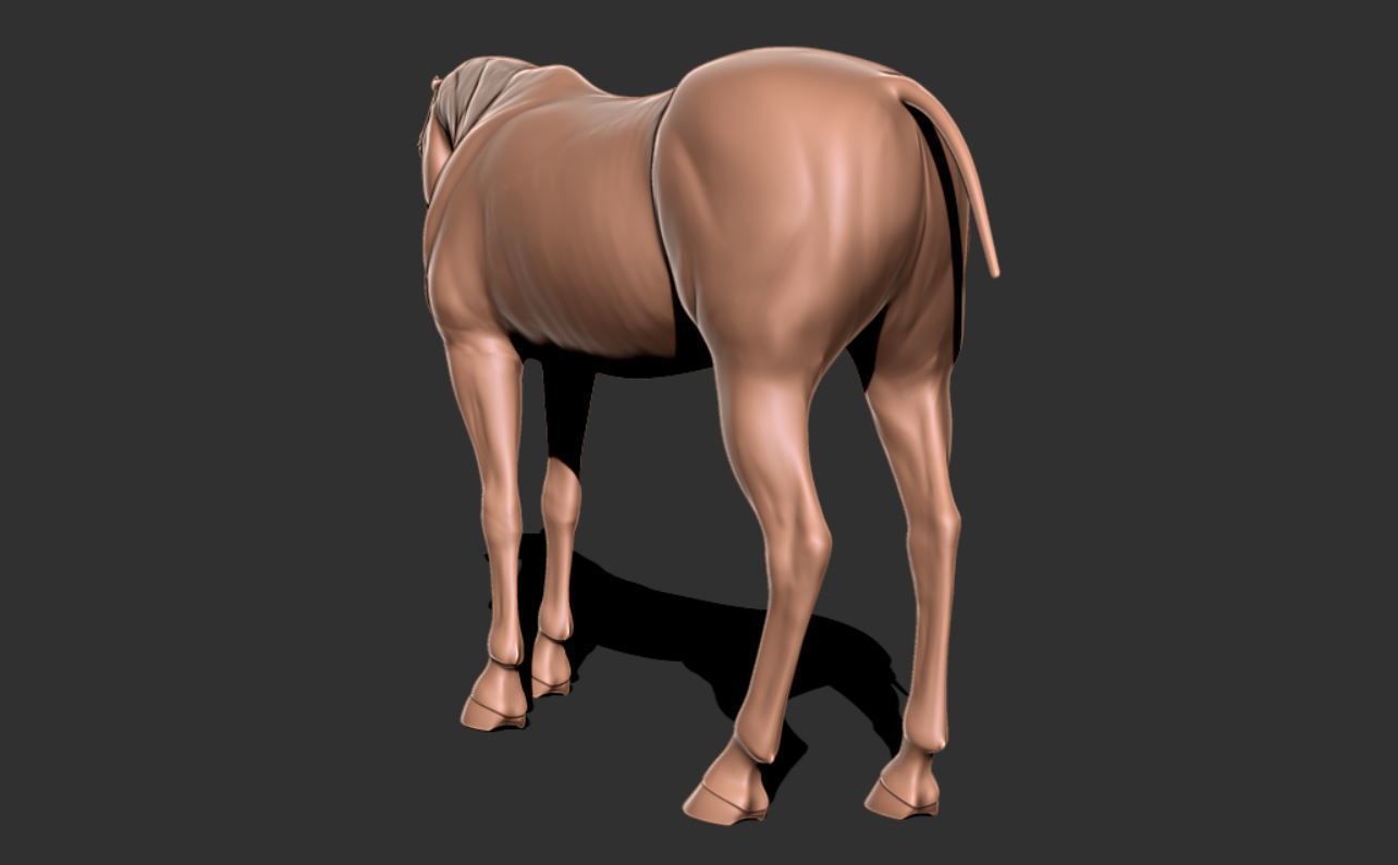 Horse 006 3D print model_3