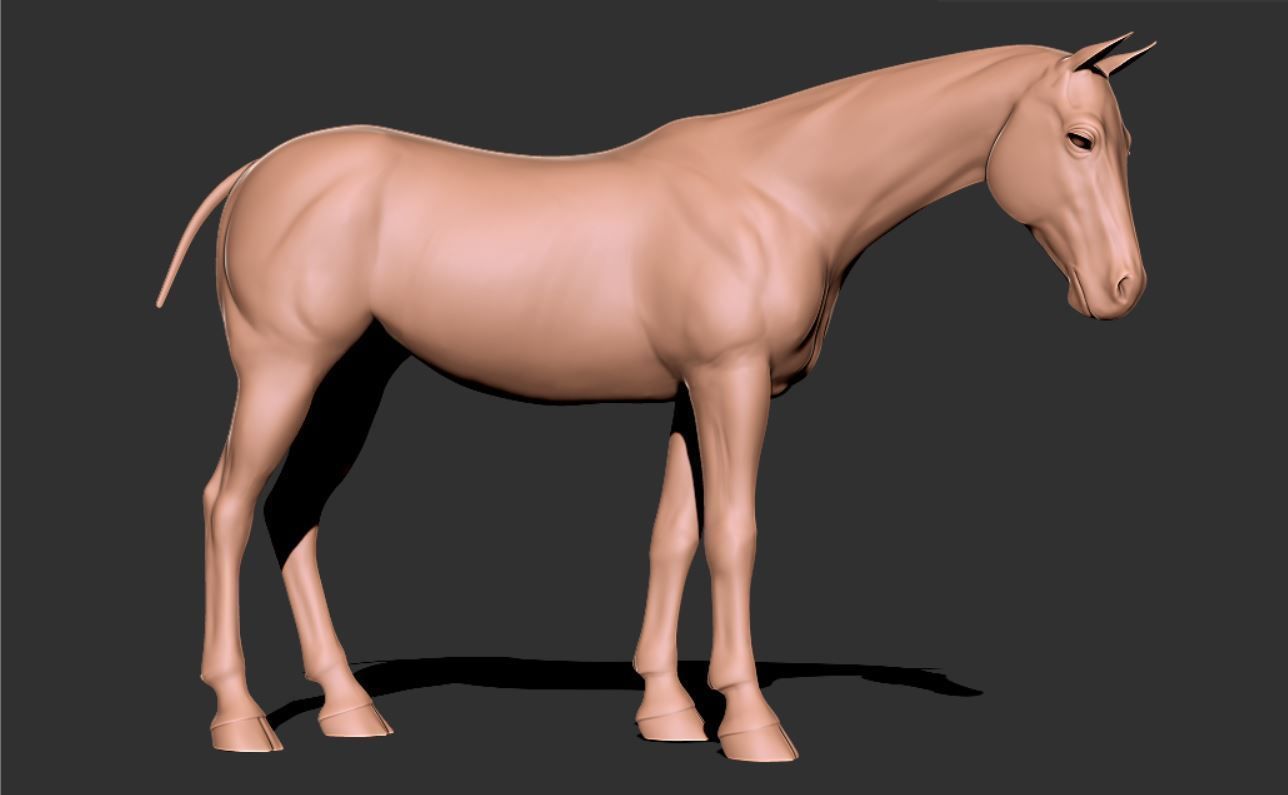 Horse 006 3D print model_8