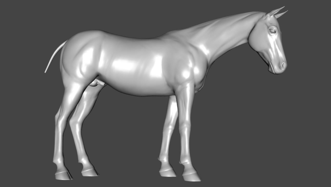 Horse 006 3D print model_10