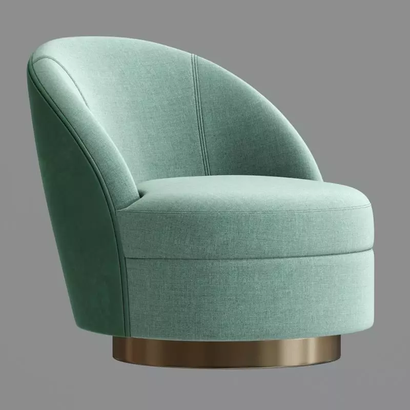 The Axel Swivel Armchair 3D model_0