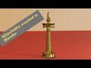 Traditional lamp Low-poly 3D model_1
