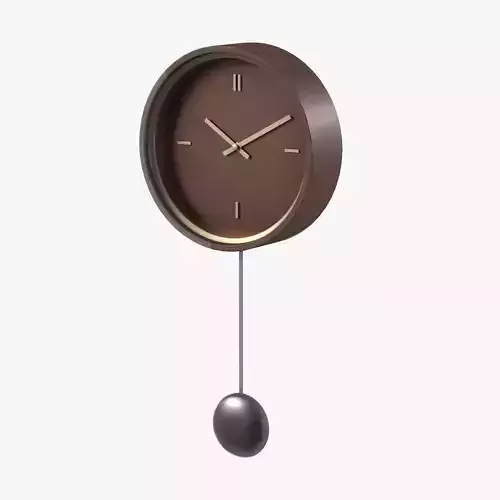 STRUSK clock brown