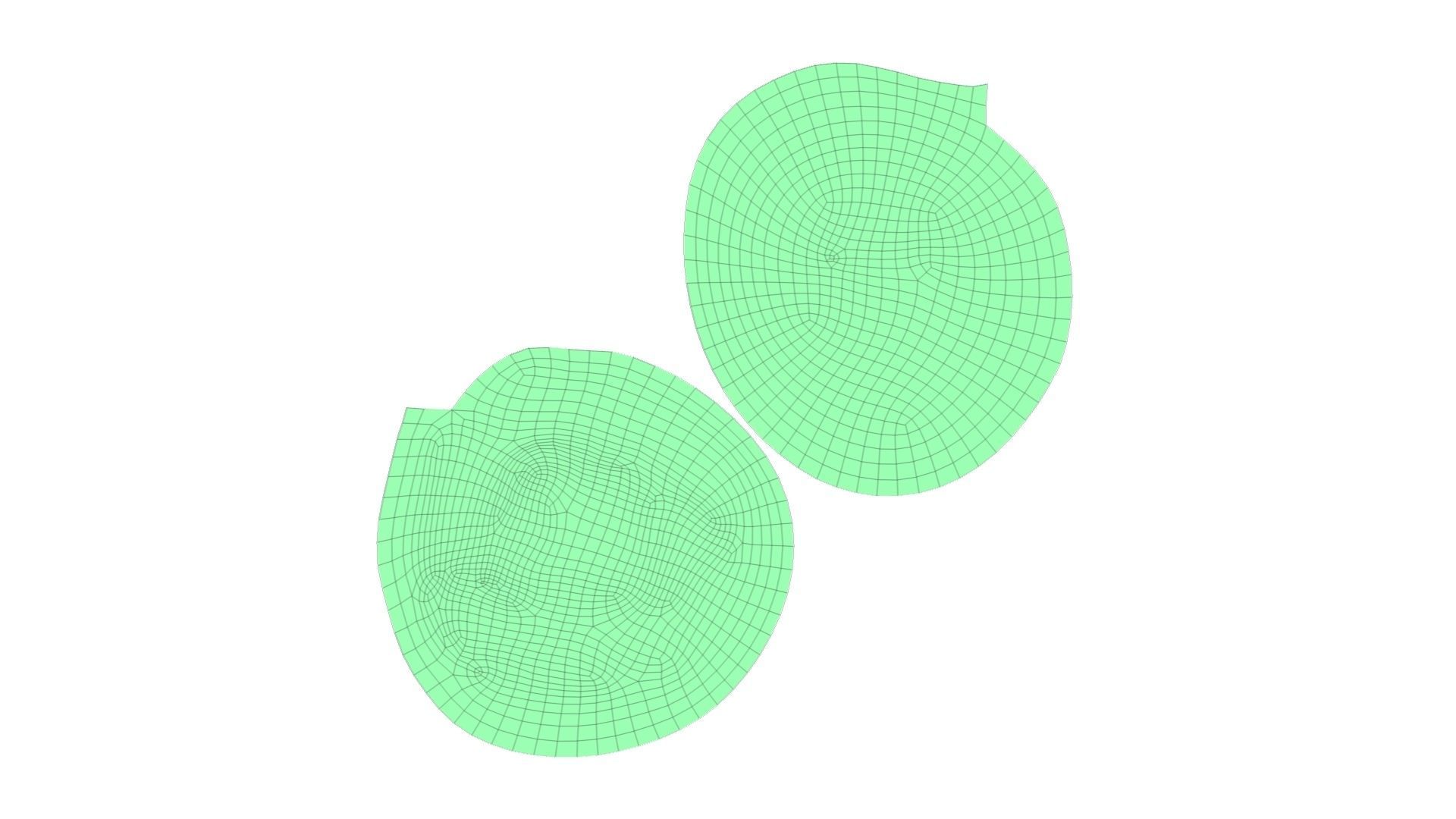 Crusty Round Italian Bread - Real-Time Scanned Low-poly 3D model_7