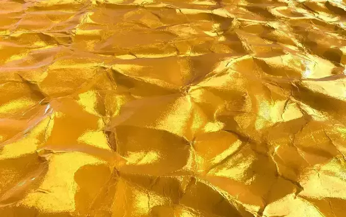 Gold Paper PBR Texture Texture