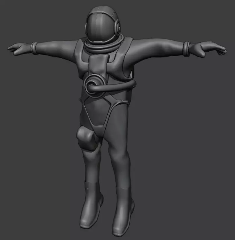 Astronaut space suit Free 3D model