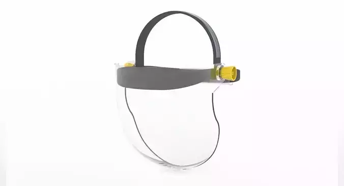 Face Shield Round Glass