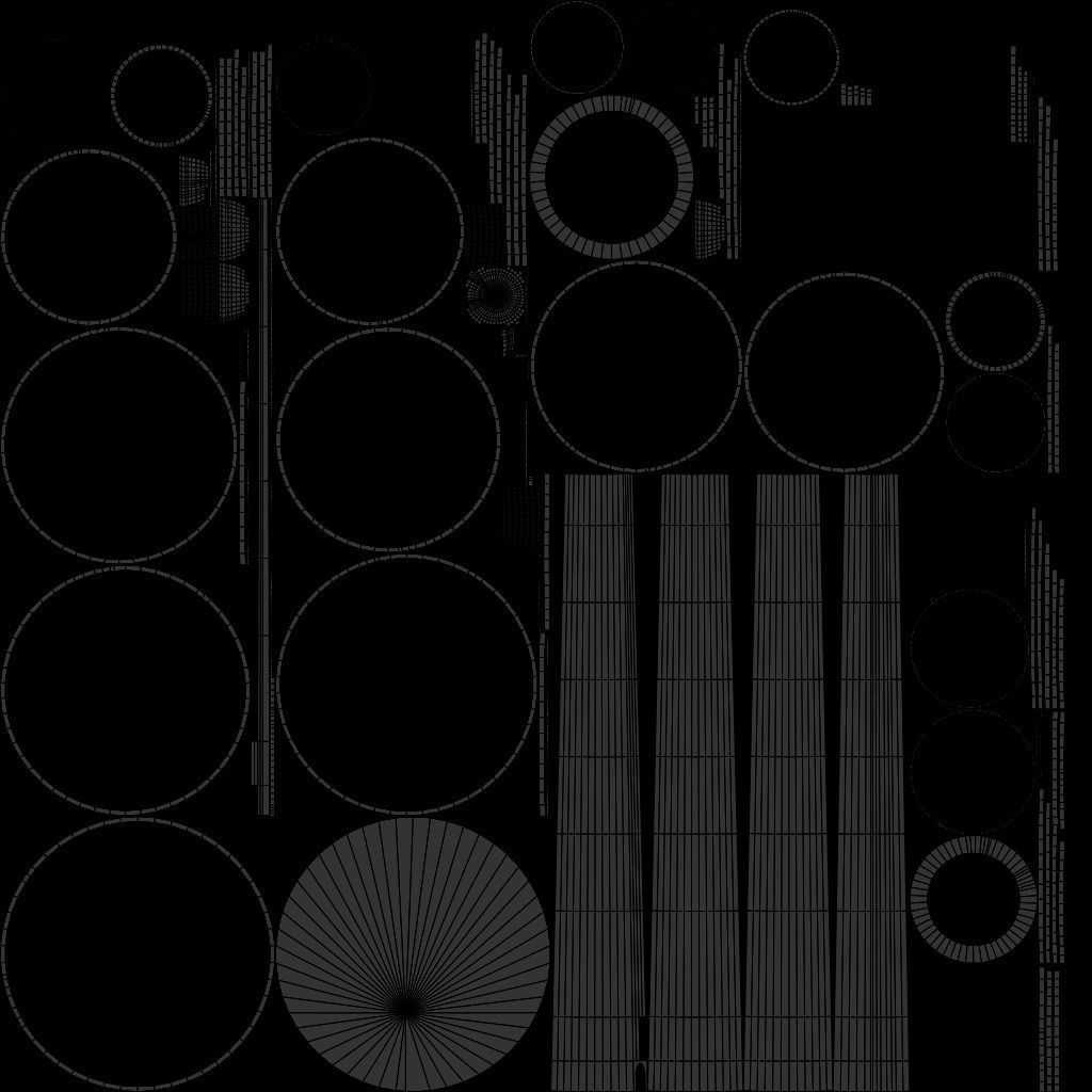 Dharahara lighthouse in mountains 3D model_14