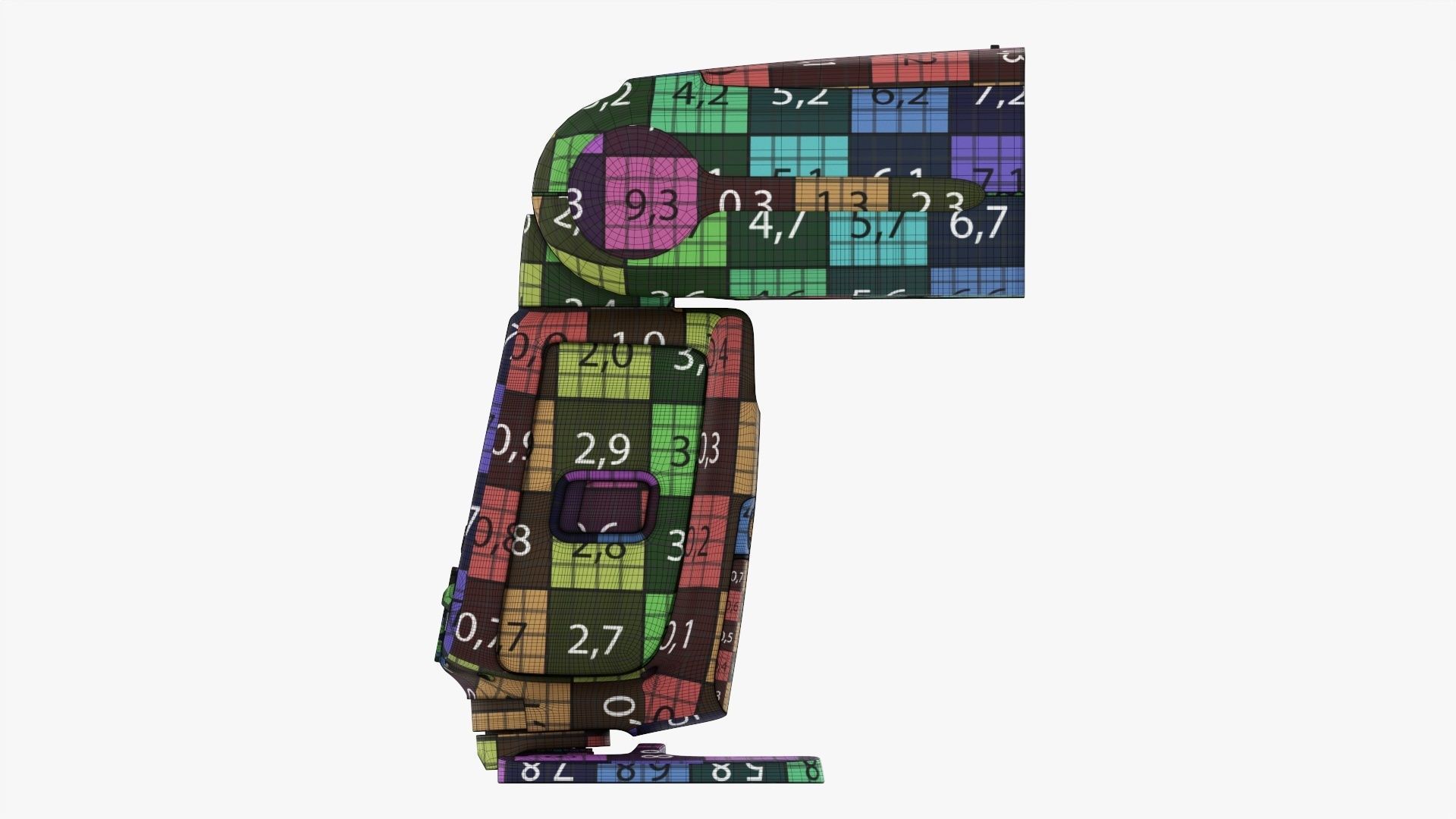 Canon Speedlite 600EX-RT wireless camera flash 3D model_26