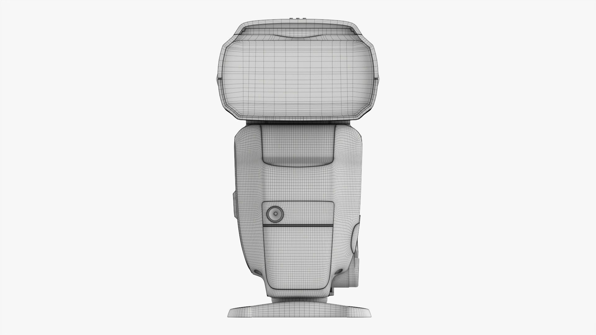 Canon Speedlite 600EX-RT wireless camera flash 3D model_19