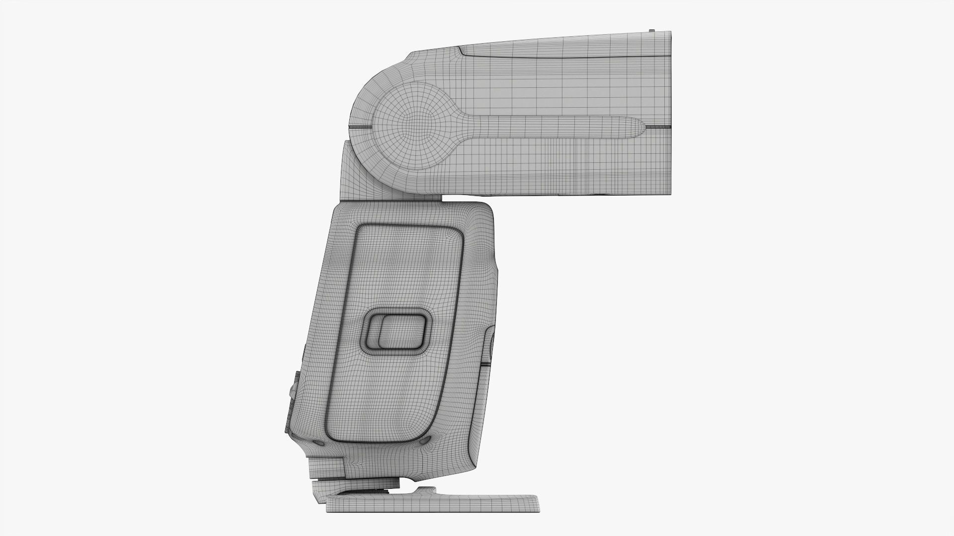 Canon Speedlite 600EX-RT wireless camera flash 3D model_20