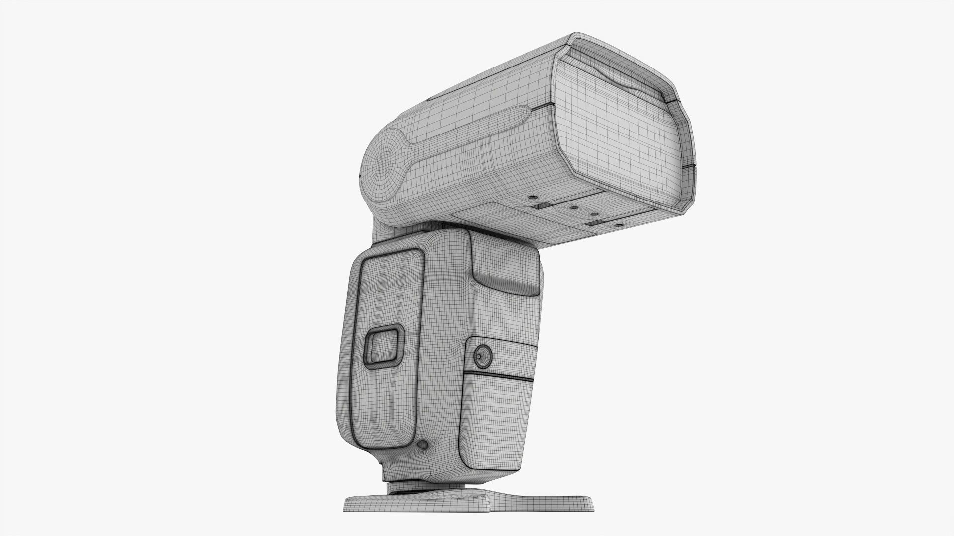 Canon Speedlite 600EX-RT wireless camera flash 3D model_16