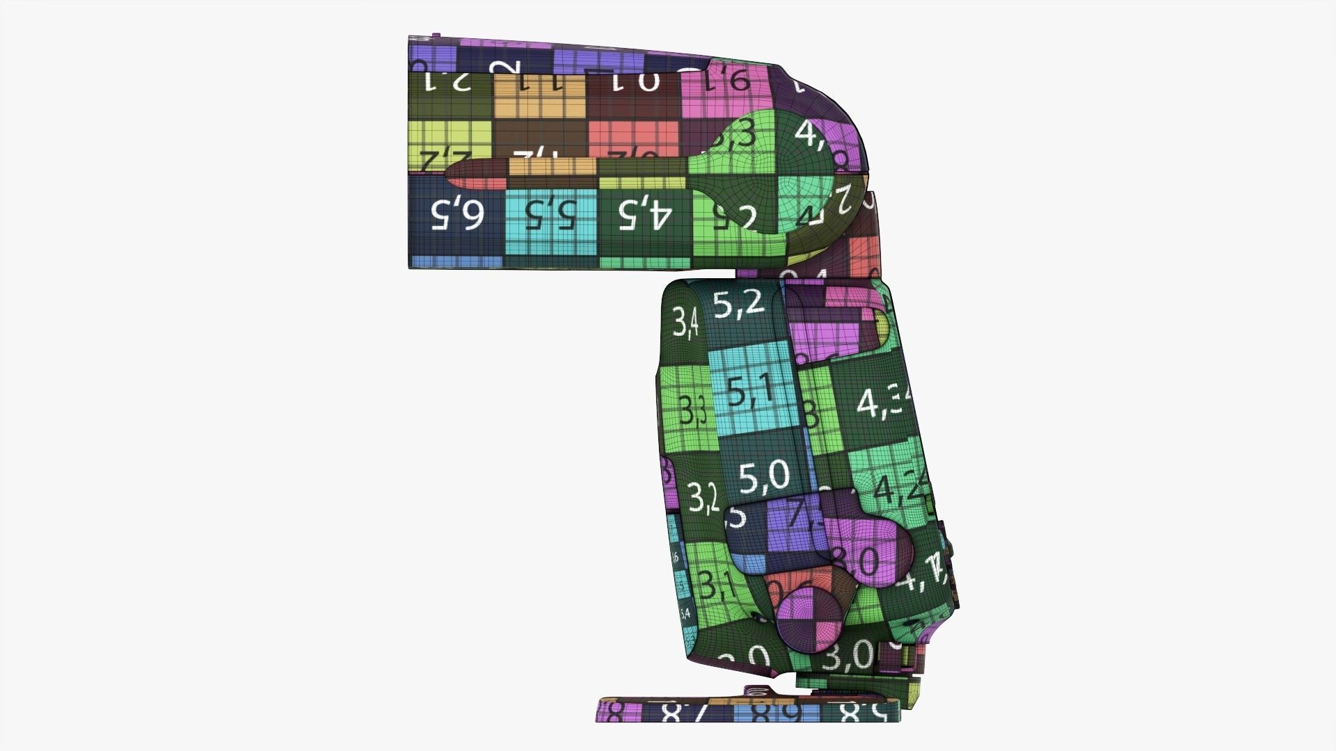 Canon Speedlite 600EX-RT wireless camera flash 3D model_27