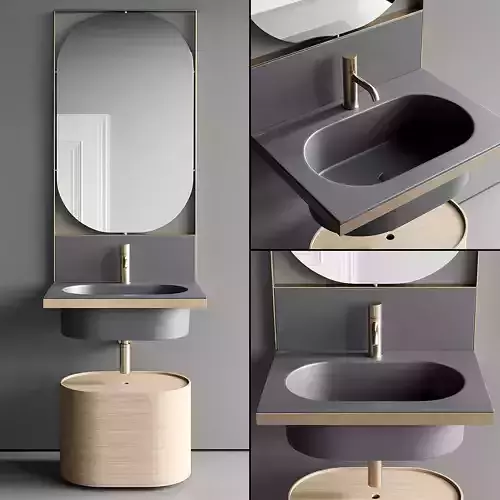 Ceramica Cielo Elle Vanity Unit Set 2