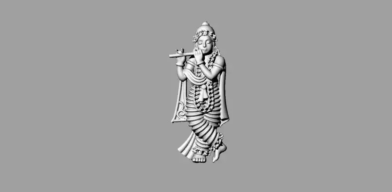 krishna bhagwan 3D print model
