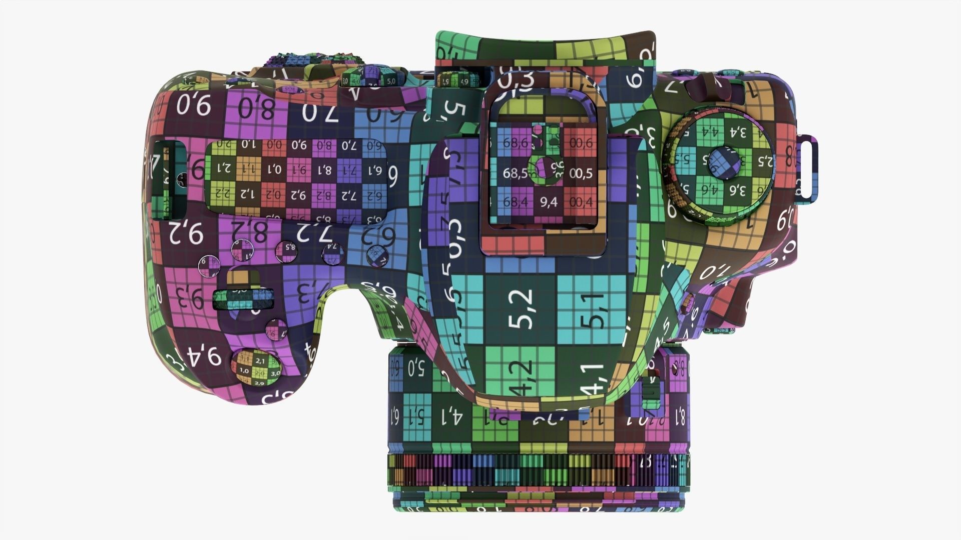 Canon EOS 90D DSLR camera 50mm STM Lens 01 3D model_37