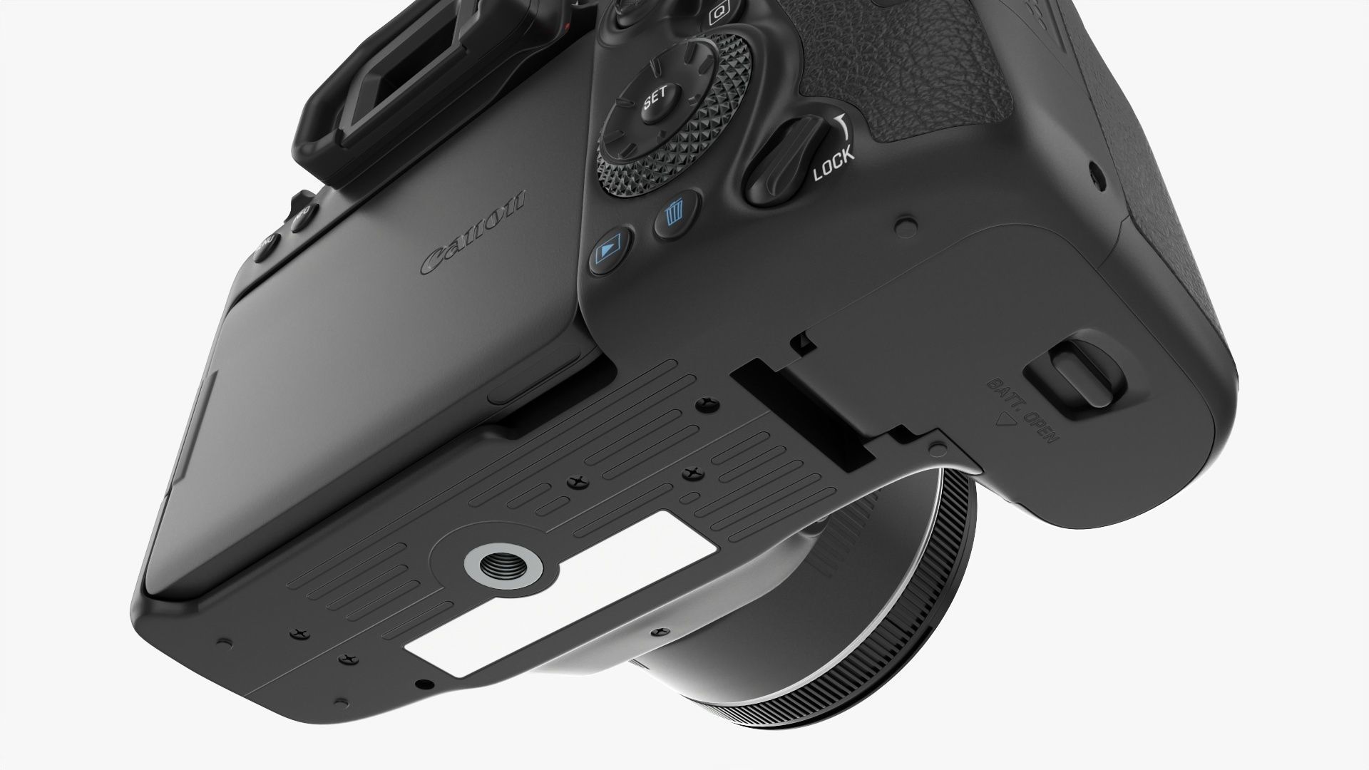 Canon EOS 90D DSLR camera 50mm STM Lens 01 3D model_8