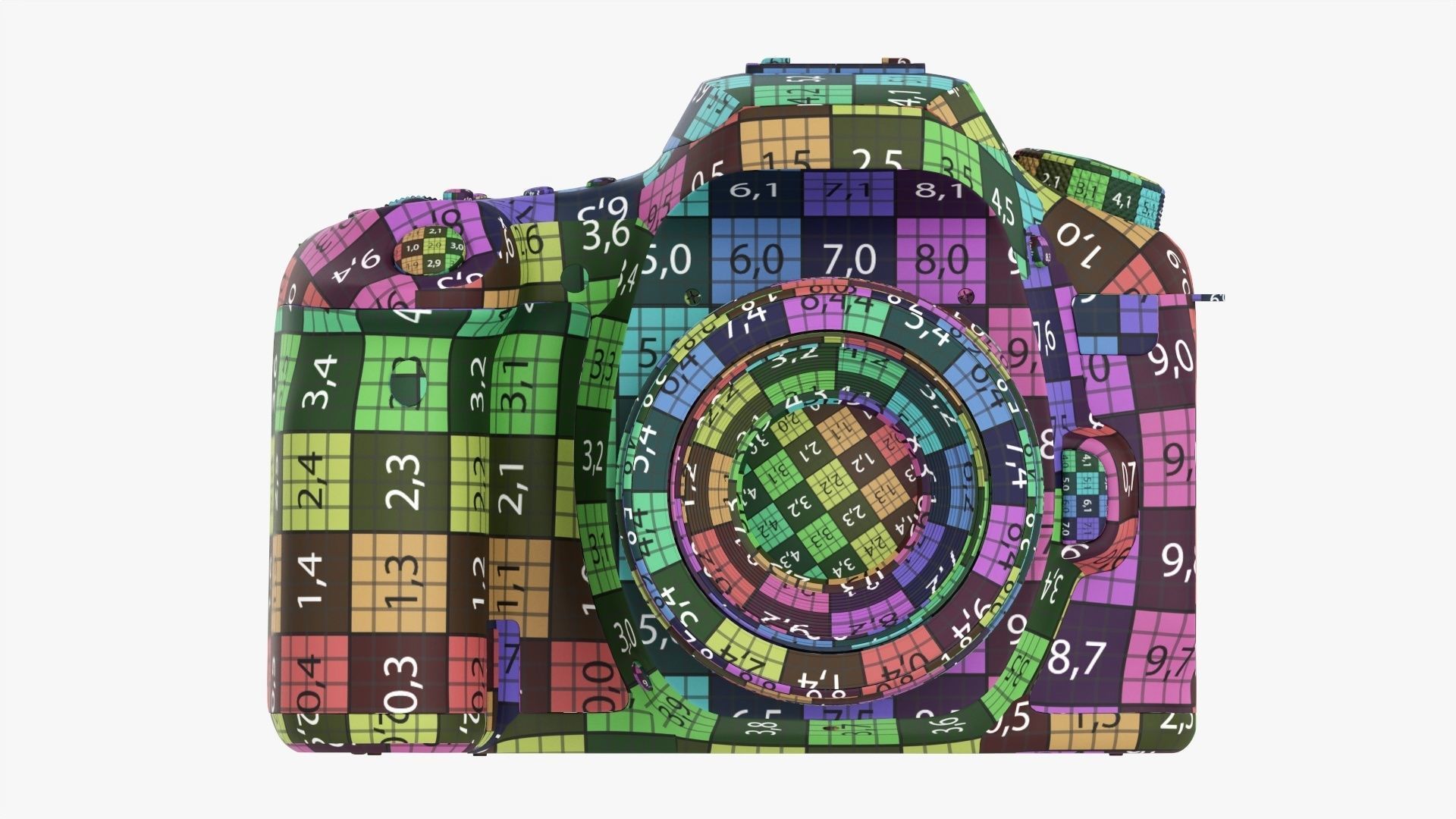 Canon EOS 90D DSLR camera 50mm STM Lens 01 3D model_33