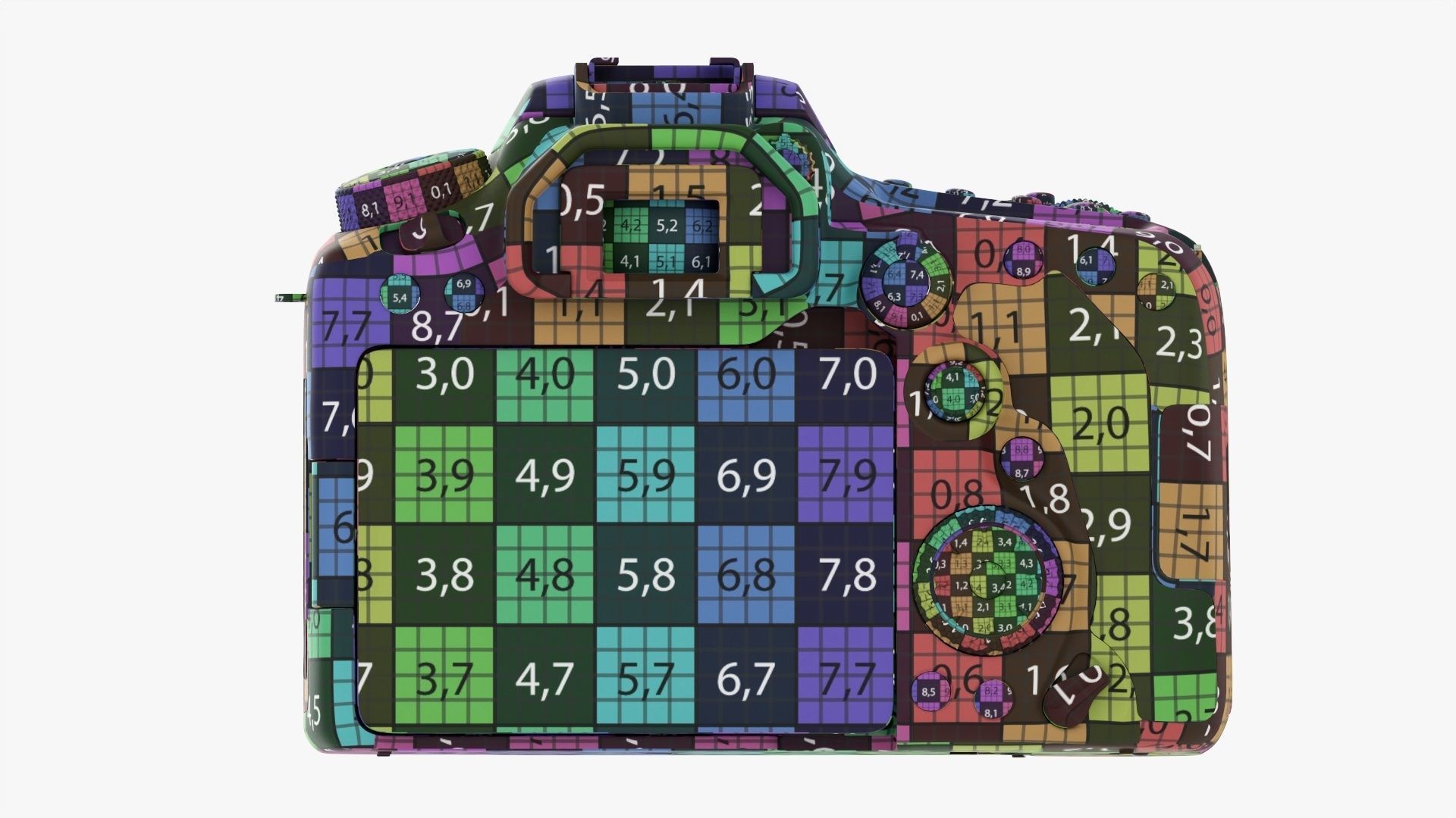 Canon EOS 90D DSLR camera 50mm STM Lens 01 3D model_32