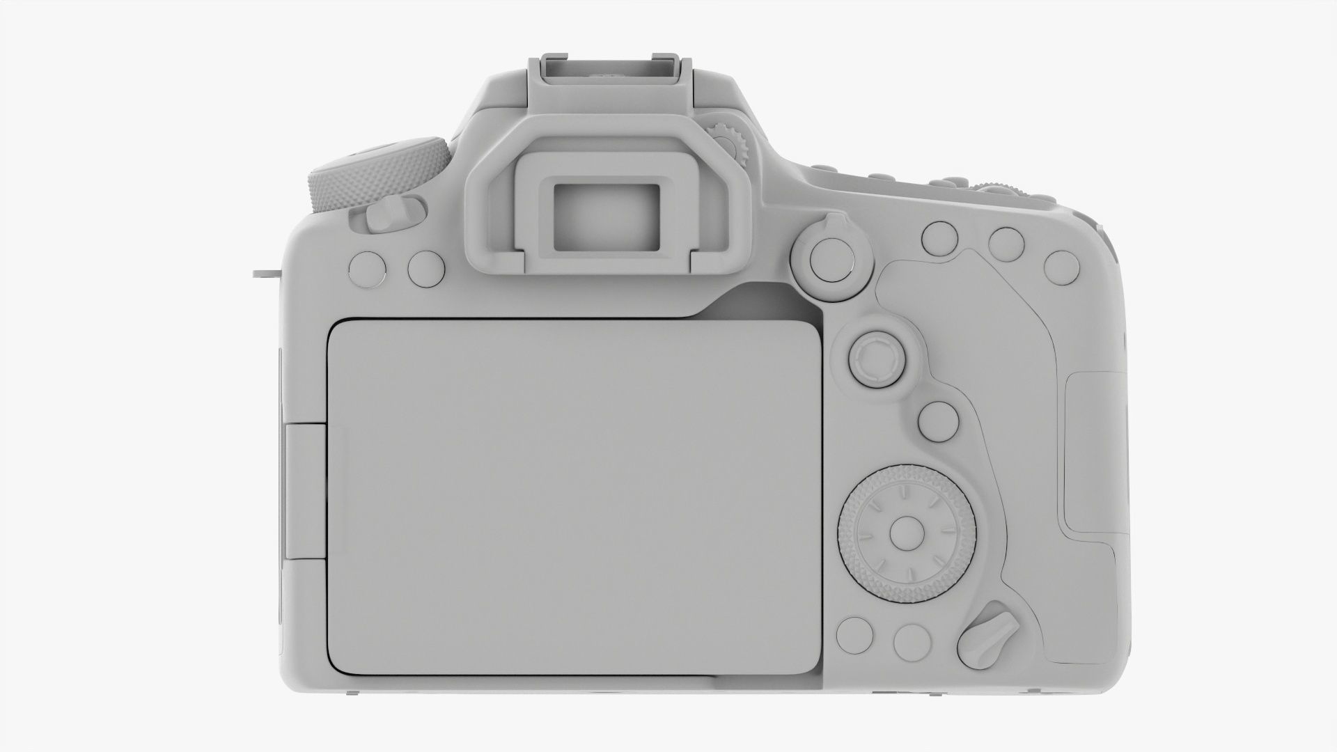 Canon EOS 90D DSLR camera 50mm STM Lens 01 3D model_20