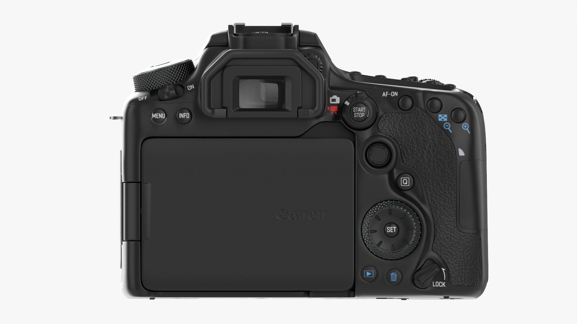 Canon EOS 90D DSLR camera 50mm STM Lens 01 3D model_10