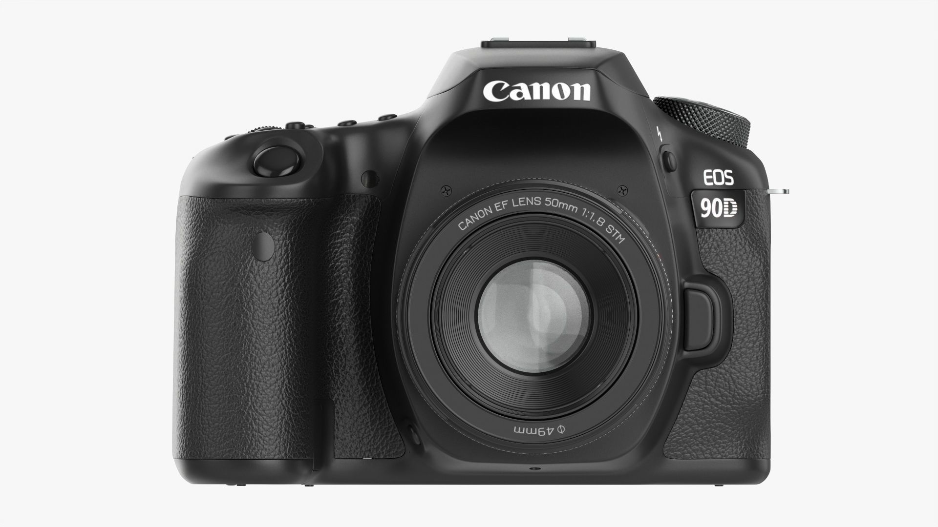 Canon EOS 90D DSLR camera 50mm STM Lens 01 3D model_13