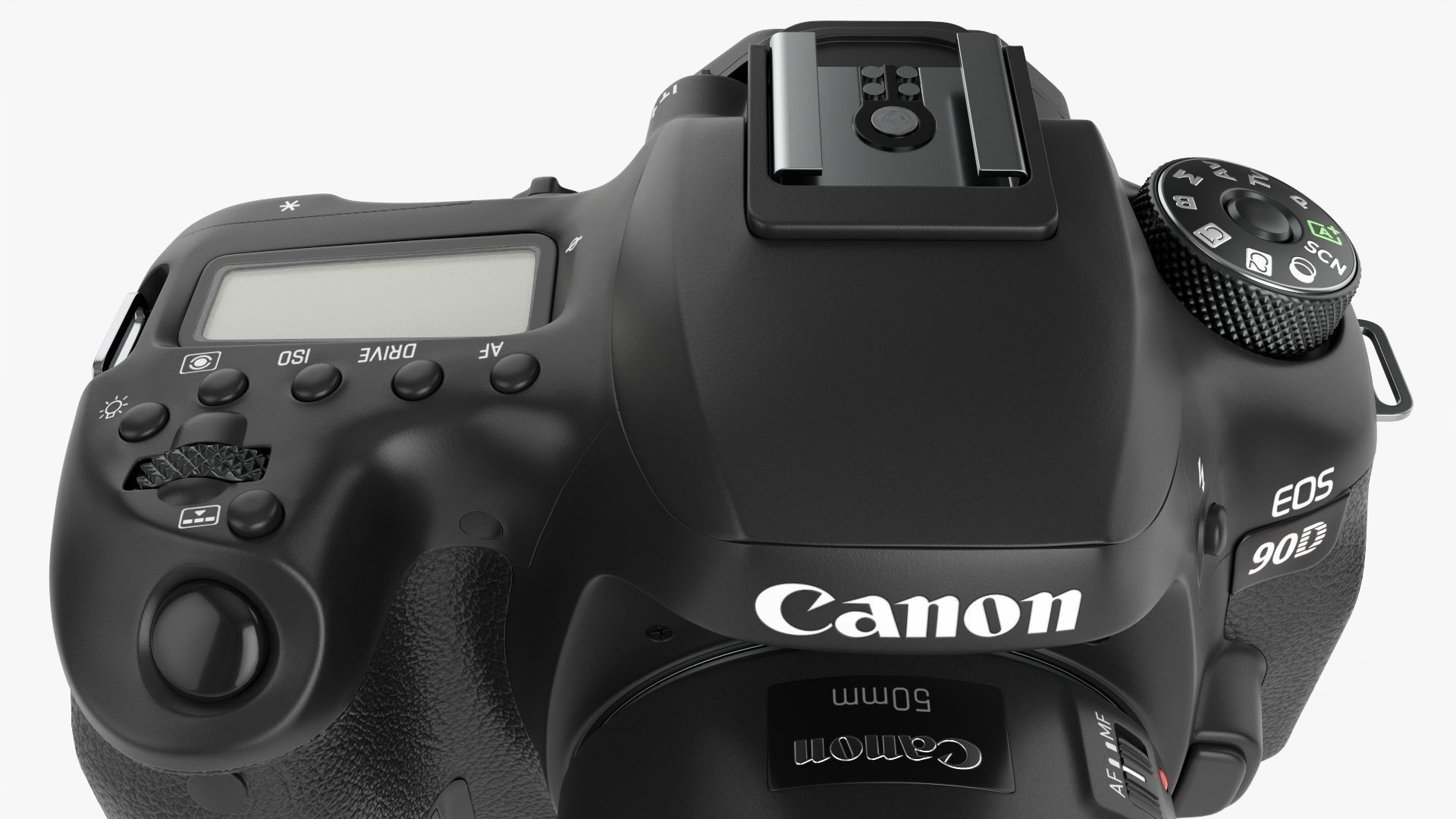 Canon EOS 90D DSLR camera 50mm STM Lens 01 3D model_7