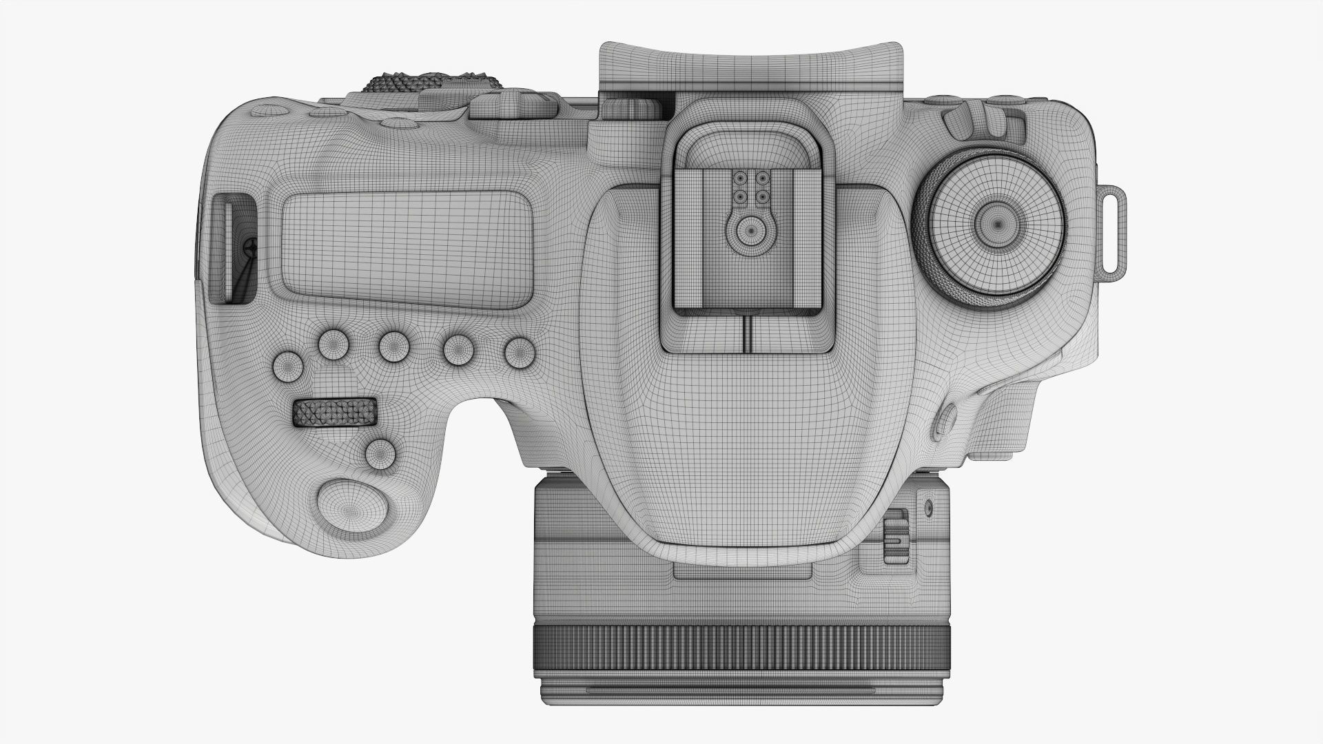 Canon EOS 90D DSLR camera 50mm STM Lens 01 3D model_31