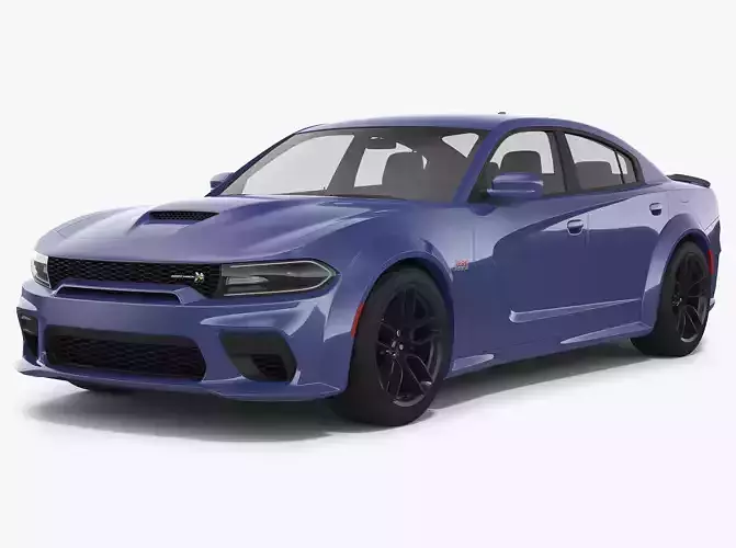 Dodge Charger Scat Pack Widebody 2021 3D model