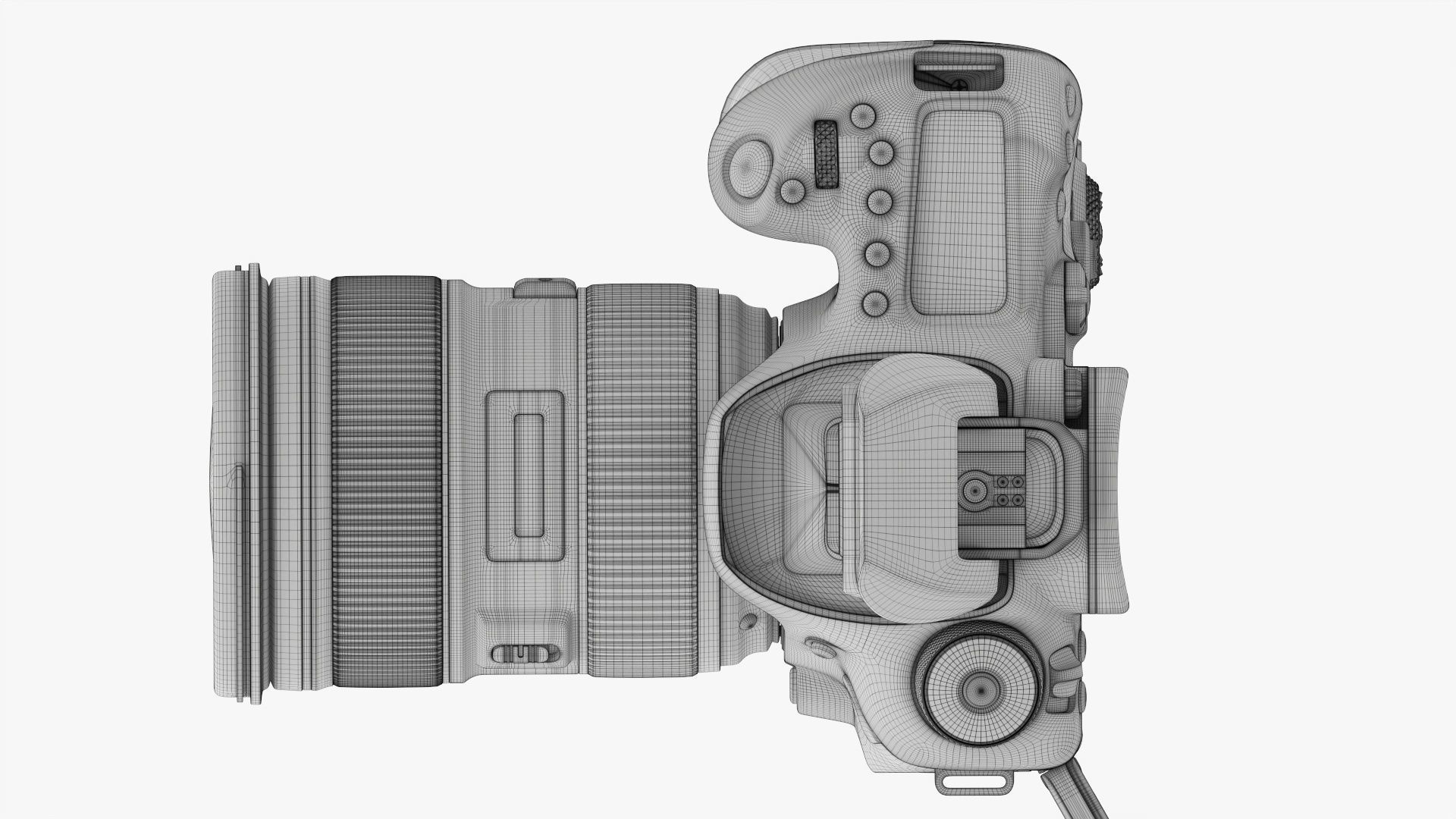 Canon EOS 90D DSLR camera EF 24-70 II USM Lens 02 3D model_31
