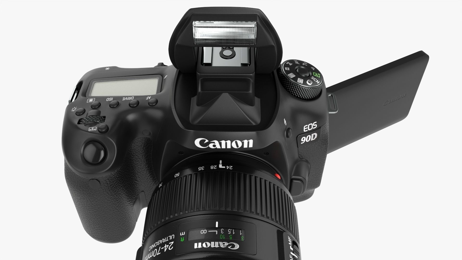 Canon EOS 90D DSLR camera EF 24-70 II USM Lens 02 3D model_7