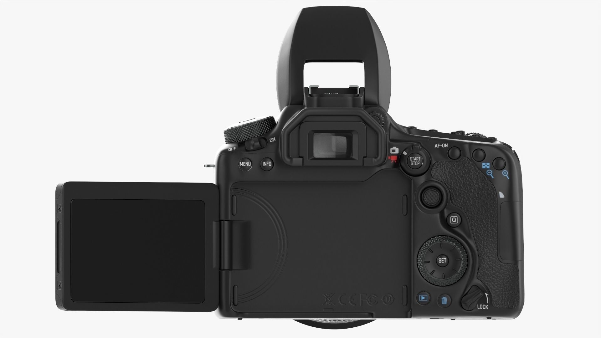 Canon EOS 90D DSLR camera EF 24-70 II USM Lens 02 3D model_13